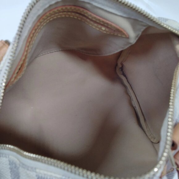 Authentic Louis Vuitton Speedy 25 White Damier Azur Hand Bag mn691-122225 - Picture 13 of 16